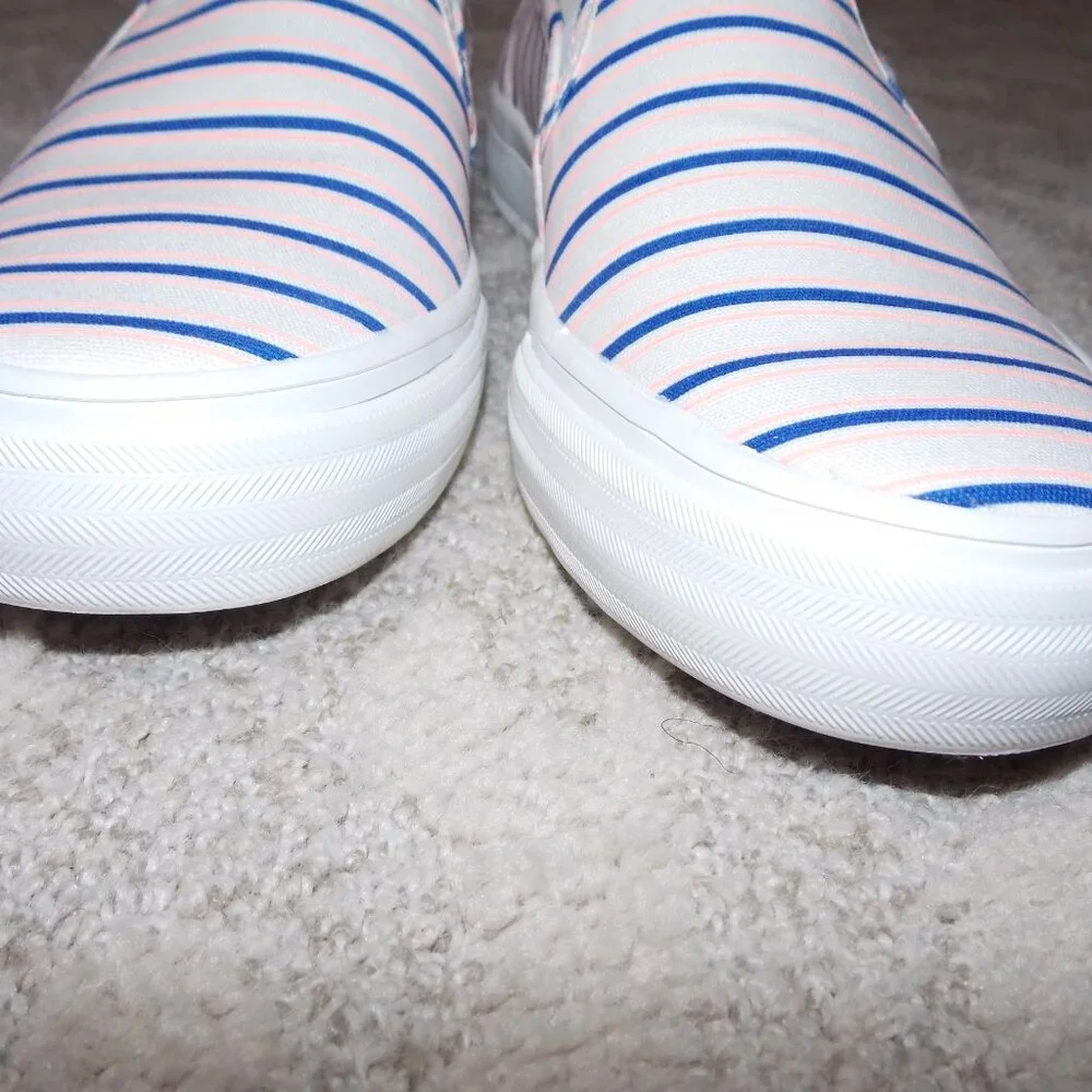 Keds Double Decker Canvas Stripe Slip On Size-6.5 - Picture 2 of 8
